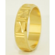 Aliança em Ouro 18K Personalizada Trabalhada